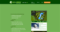 Desktop Screenshot of mygoforthegreen.com