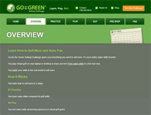 Tablet Screenshot of mygoforthegreen.com